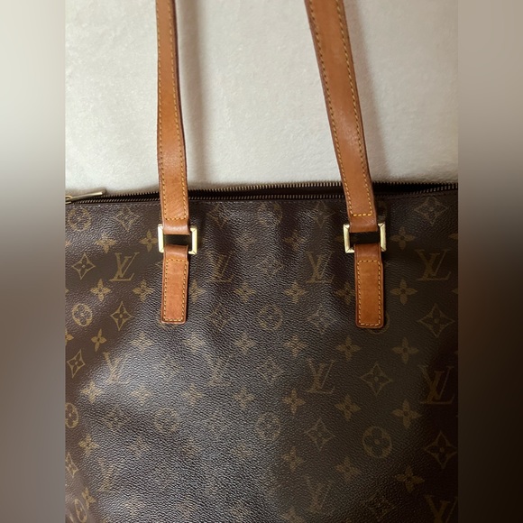 LOUIS VUITTON Monogram Cabas Mezzo Tote Bag - AUTHENTIC And BEAUTIFUL! - Picture 5 of 15
